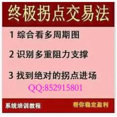 终极致胜多周期看图识别拐点阻力支撑交易法视频教程（共6讲）