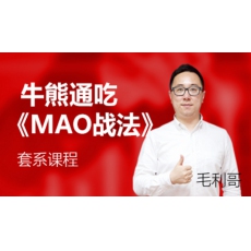 毛利哥 MAO战法牛熊通吃筹码短板理论择时维度短线博弈 股票实战培训视频课程