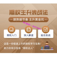 复利博士财经 黄金坑伏击主升浪精准狙击波段启动点 期权实战培训视频课程