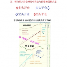 三禾 持仓理论主力资金曲线做盘价格逻辑时间周期 期货内部培训视频课程 赠指标